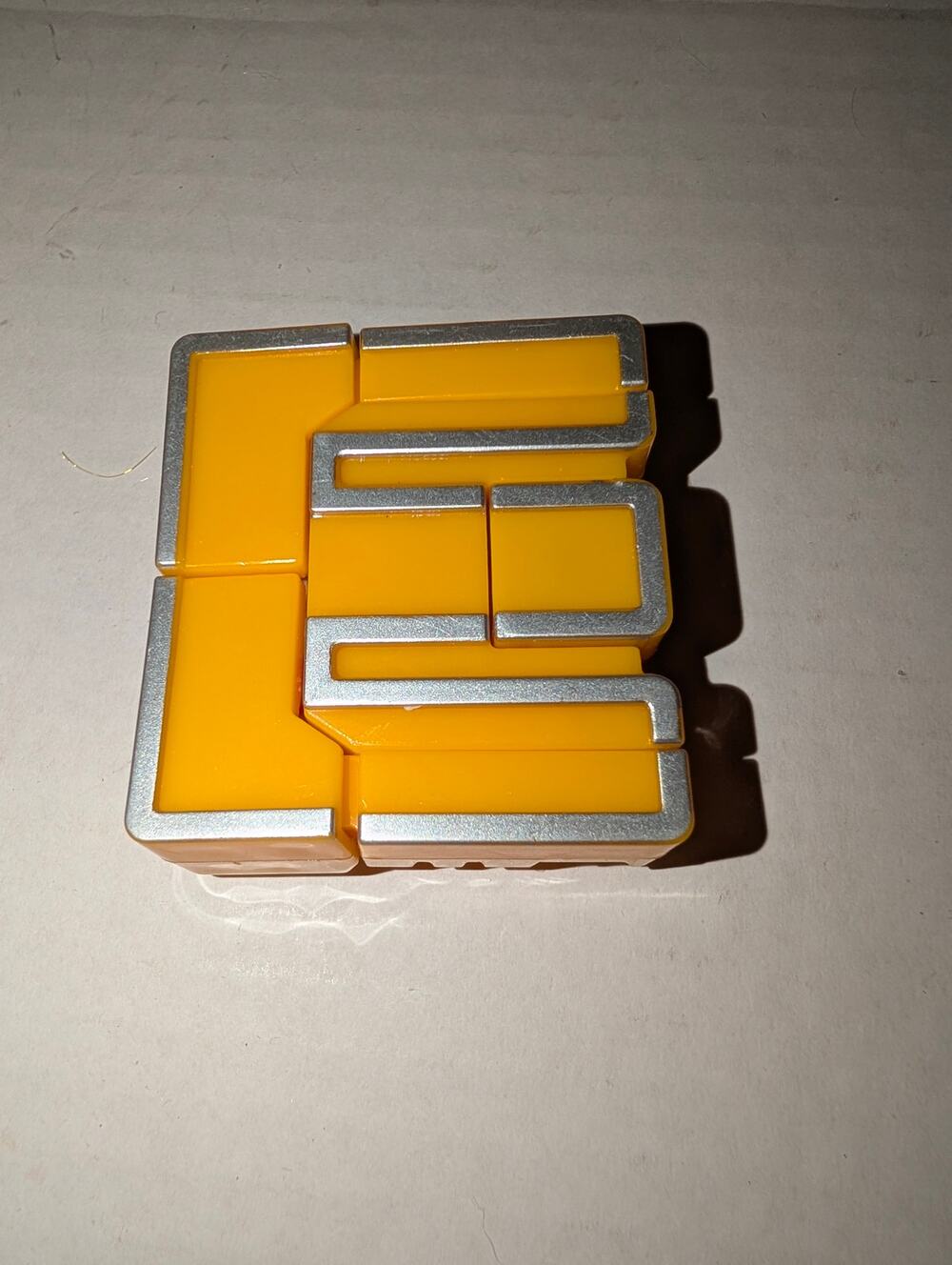 Vintage 1985 Alphabots Transformers Robots Alphabet Letter "E"